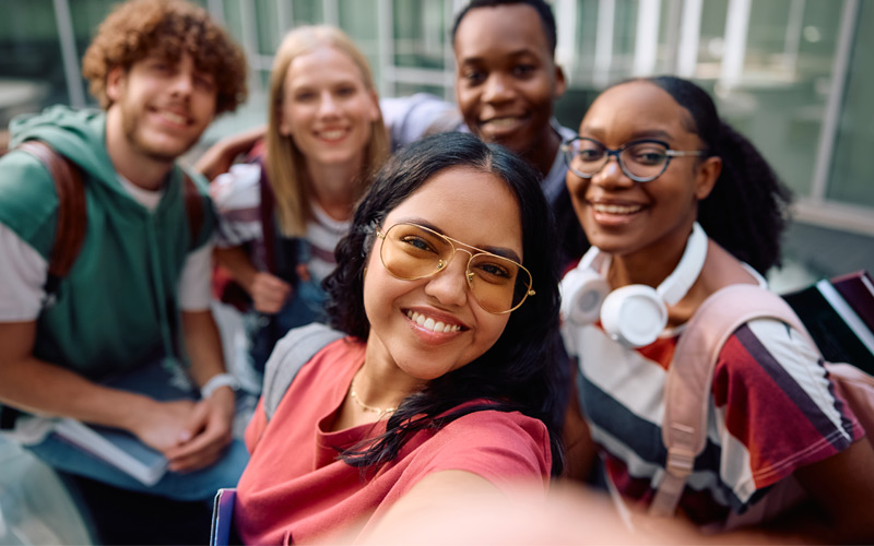 Happy Rock Academy students
